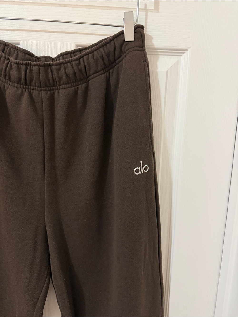 Alo Brown Wide-Leg Sweatpants - Picture 2 of 4